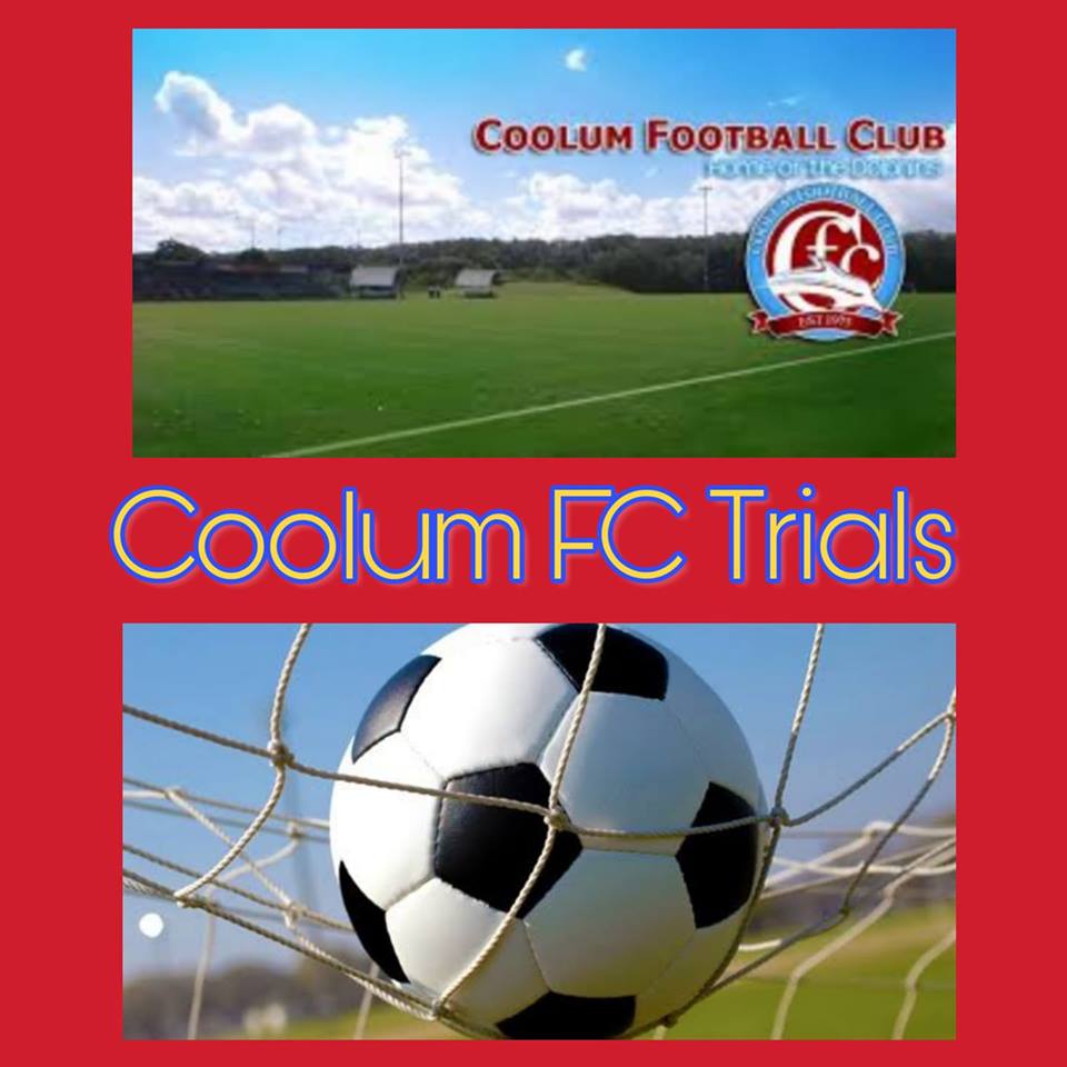 Coolum FC Trial Dates 2019